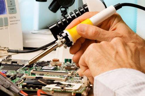 Reparo em laboratório